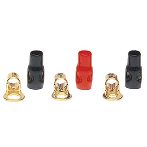 MID SERIES - 8 AWG Gold Ring Terminals